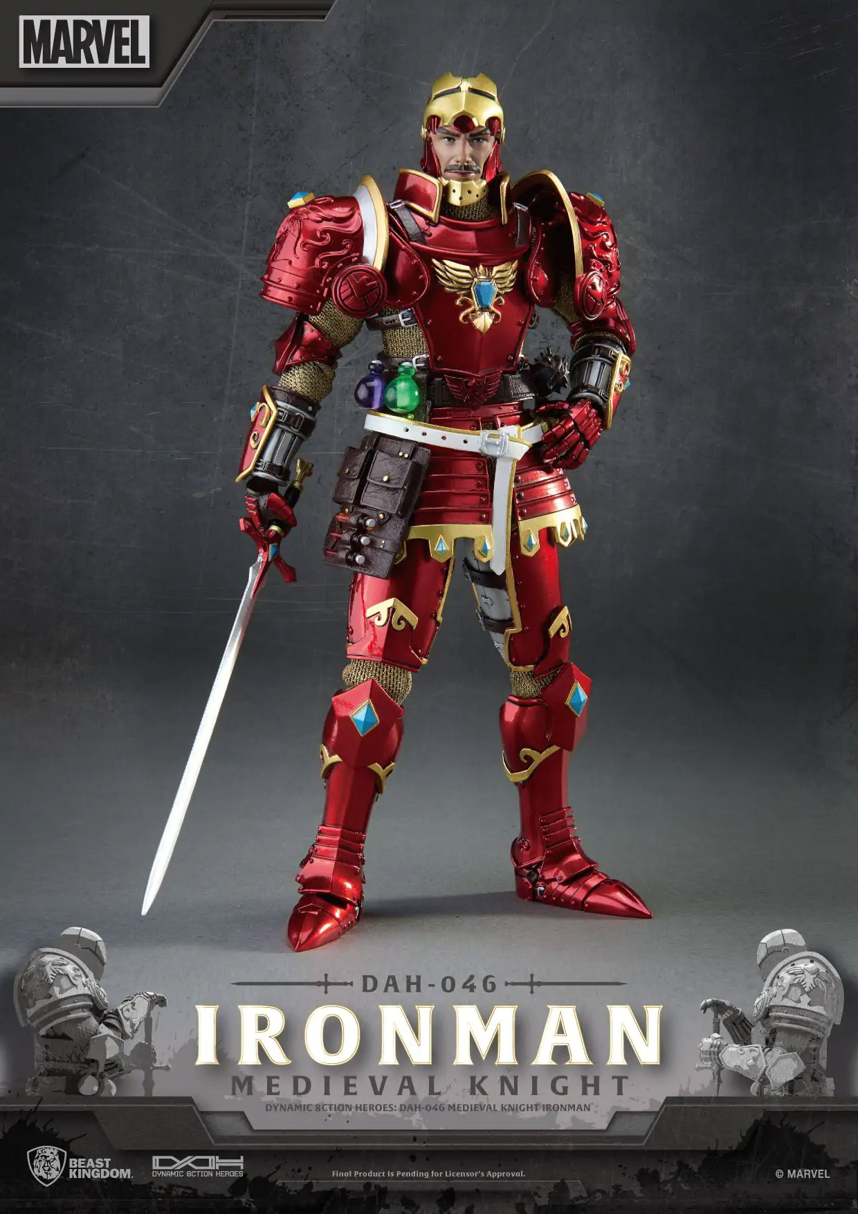 Iron Man Medieval Knight Action Figure – Brian.Carnell.Com