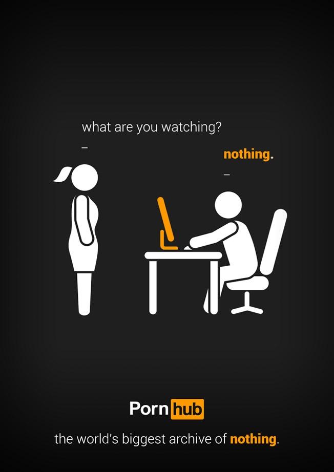 Pornhub Ad - What Are You Watching?