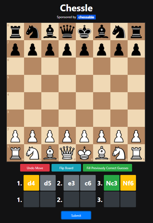 Chessle Screenshot