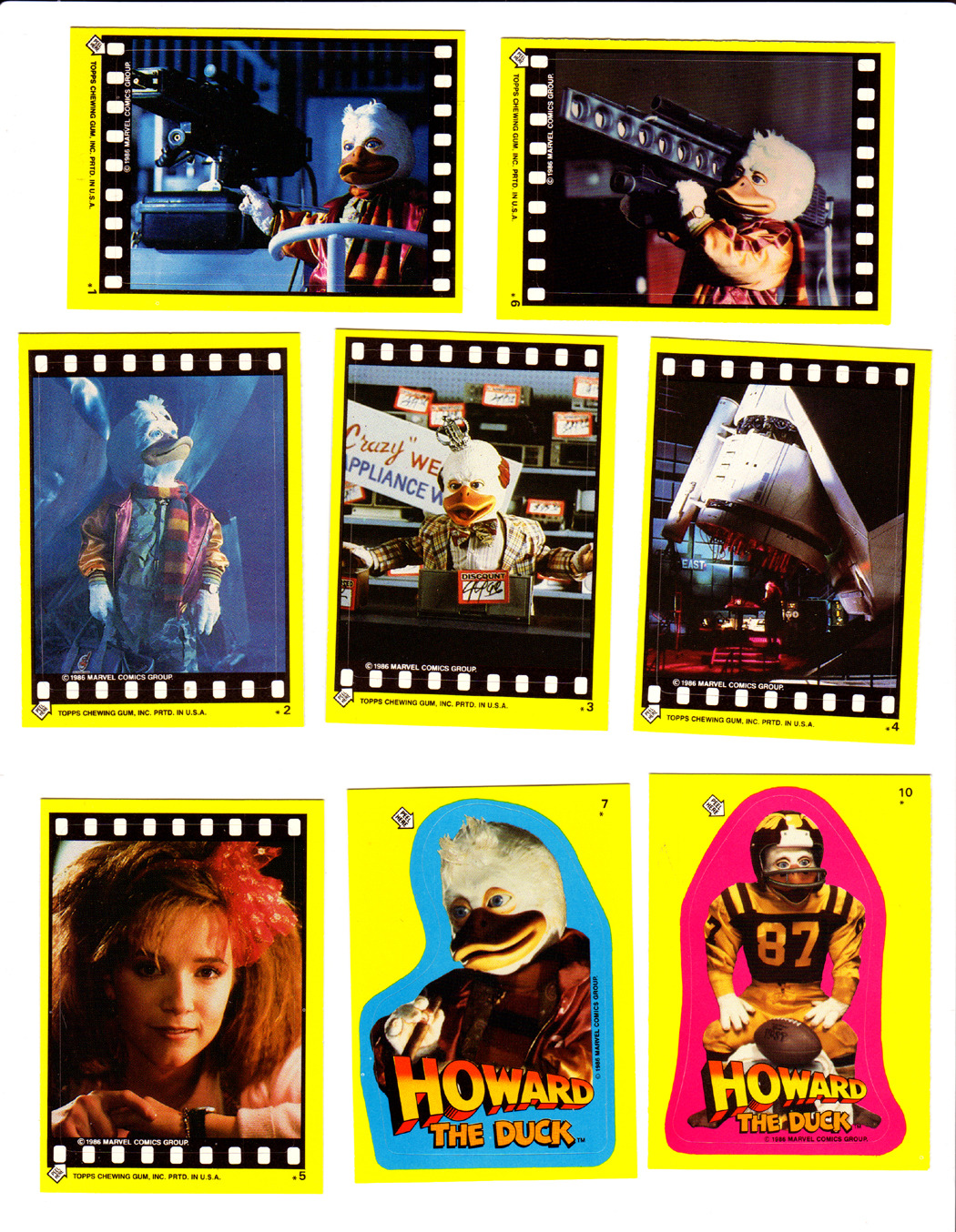 Marvel's Howard The Duck Trading Cards Stickers & Gum Box of 36 TOPPS 1986  NEW - We-R-Toys