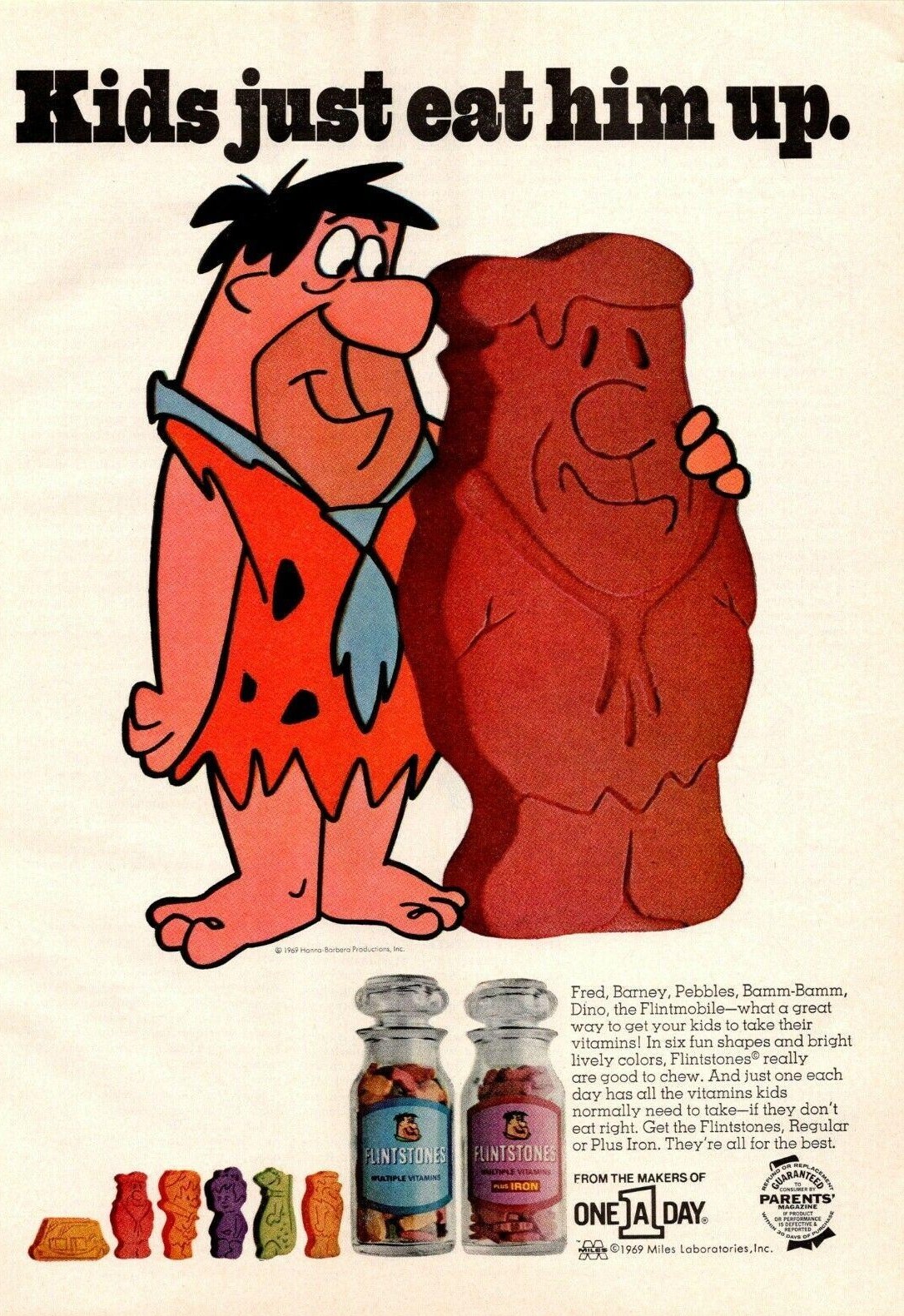 Flintstones Vitamins Ad, Good Housekeeping 1969 – Brian.Carnell.Com