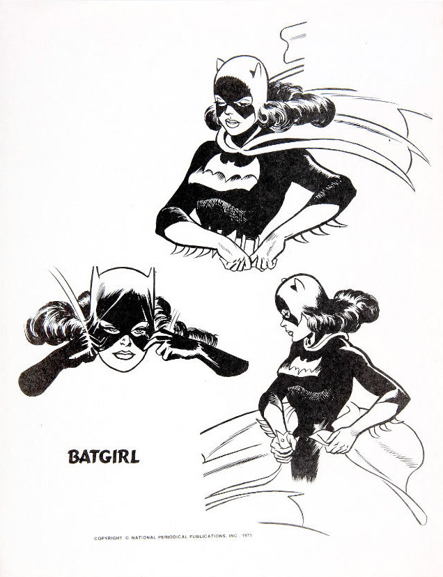 Batgirl Licensing Sheet - DC Comics - 1975