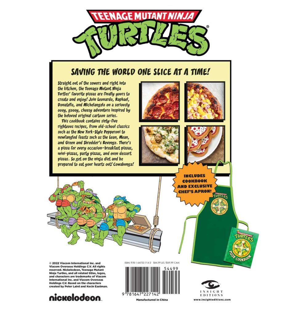 Teenage Mutant Ninja Turtles Pizza Cookbook Gift Set