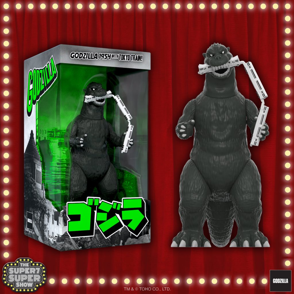 Super7 SDCC 2023 Exclusive - Godzilla 1954 with Tokyo Train