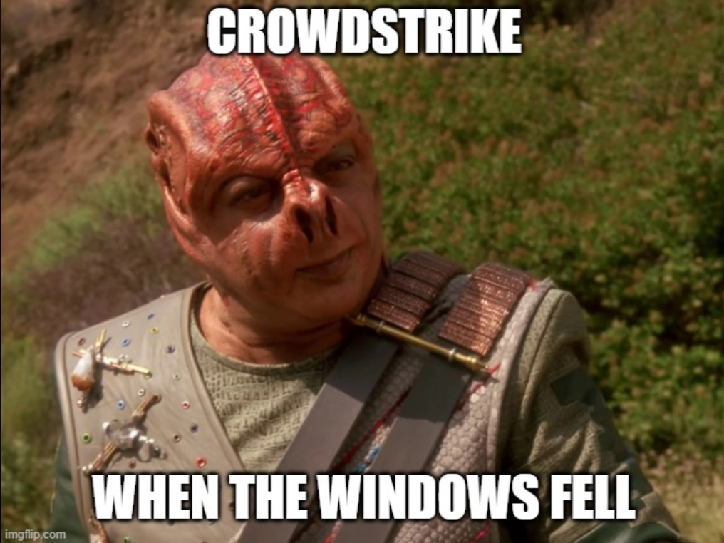 Crowdstrike, When The Windows Fell